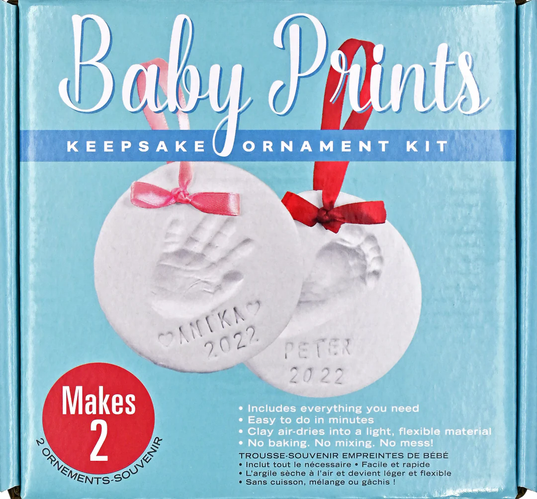 Baby Print Keepsake ornaments