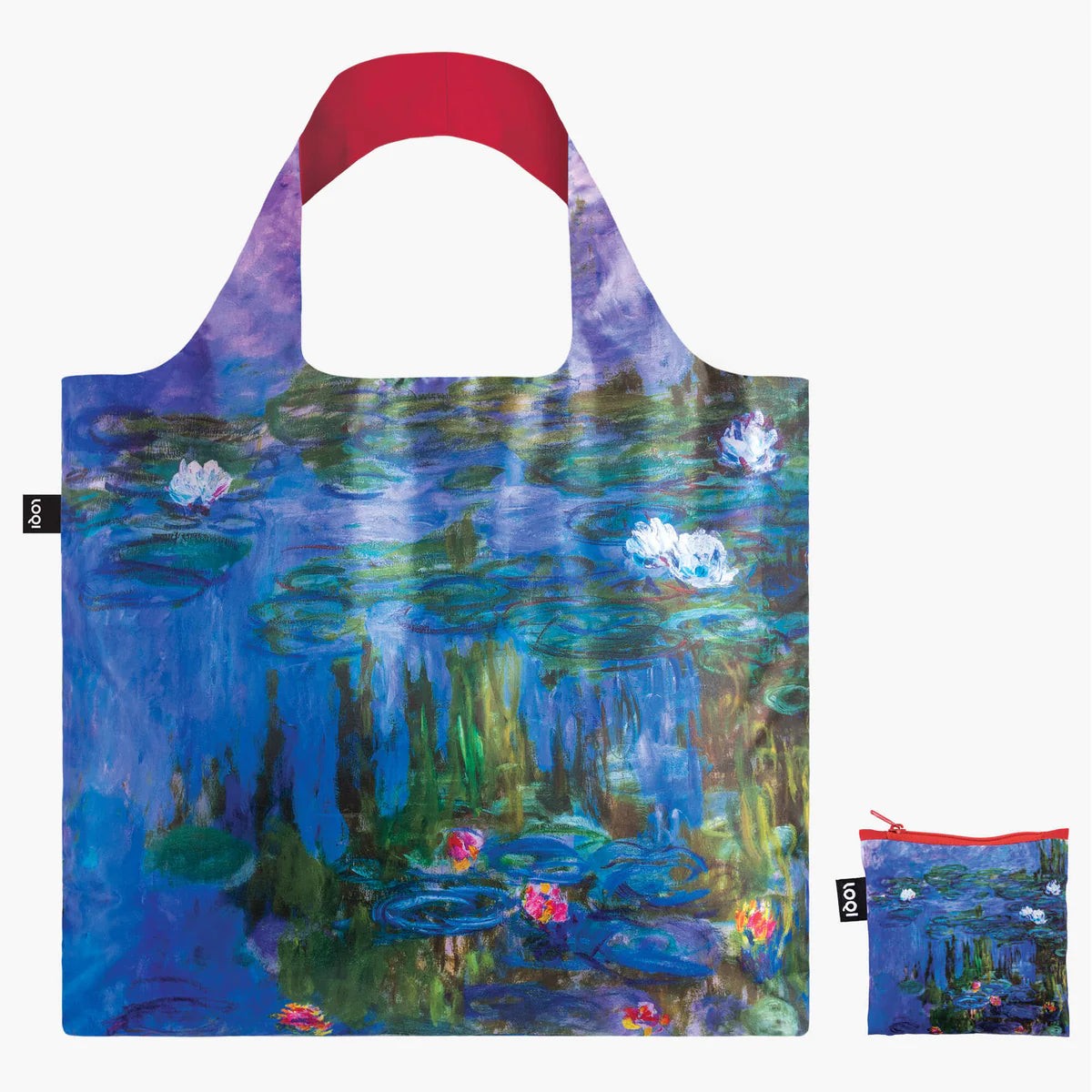 LOQI Monet Water Lillies Tote Bag