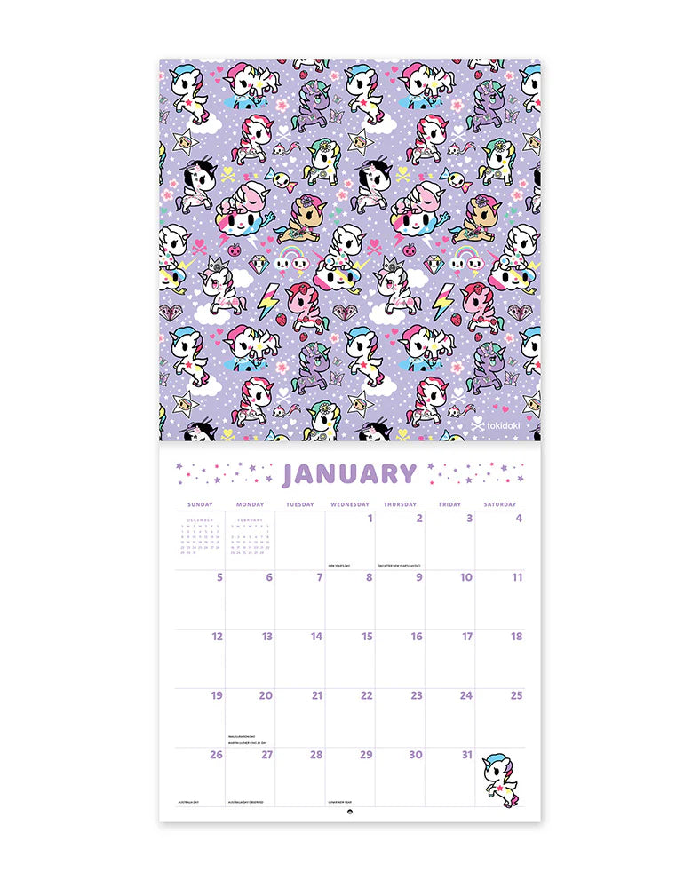 TokiDoki 2025 Wall Calendar