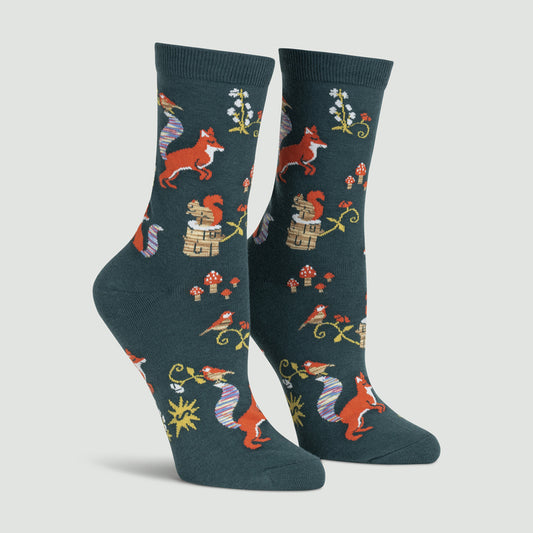 SOCK IT TO ME Foxy Women’s Crew Socks