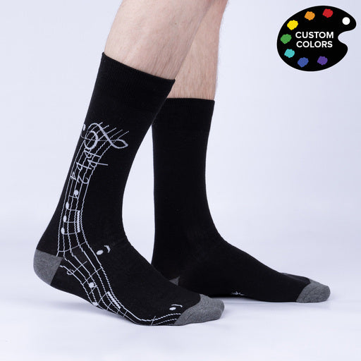 SOCK IT TO ME Men’s Music Crew Sock