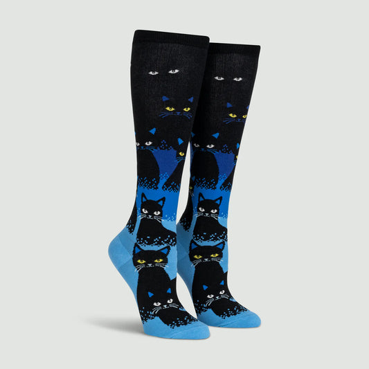 Sock it to Me Knee High Socks Cats