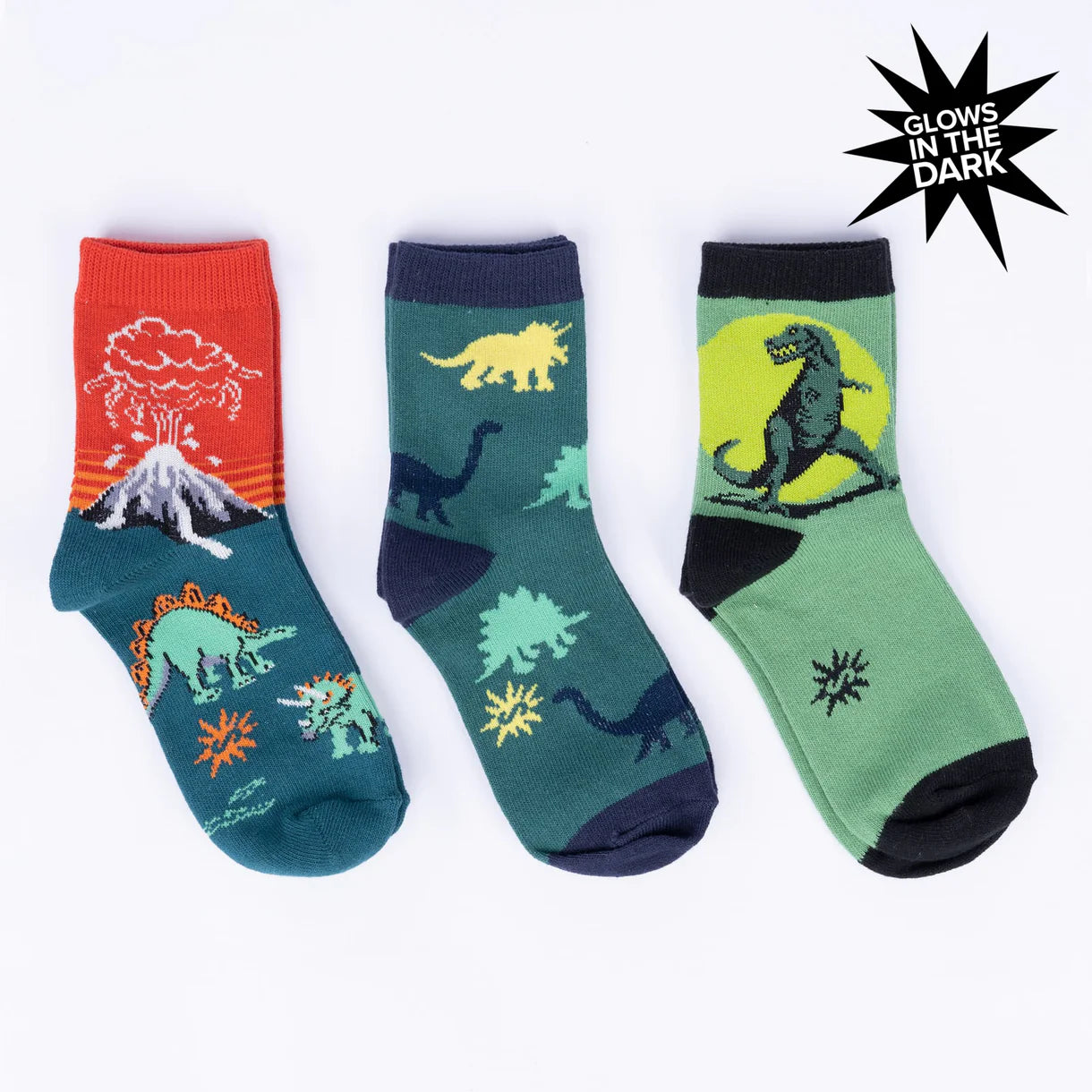 Sock It To Me Youth 3 pk Crew Socks  (ages 3-6) Various Designs