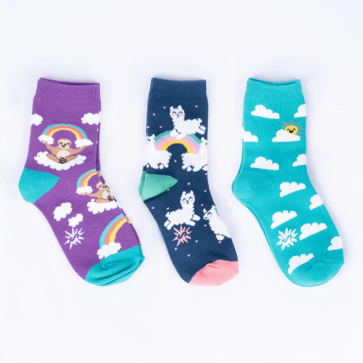 Sock It To Me Youth 3 pk Crew Socks  (ages 3-6) Various Designs