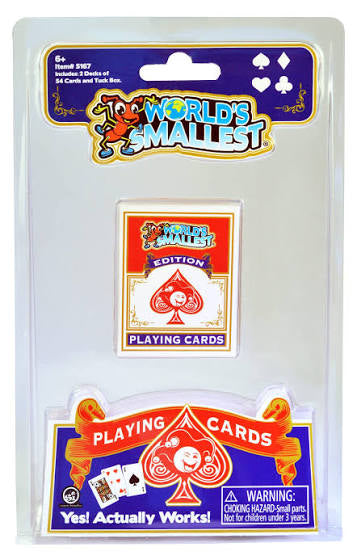 World’s Smallest Playing Cards