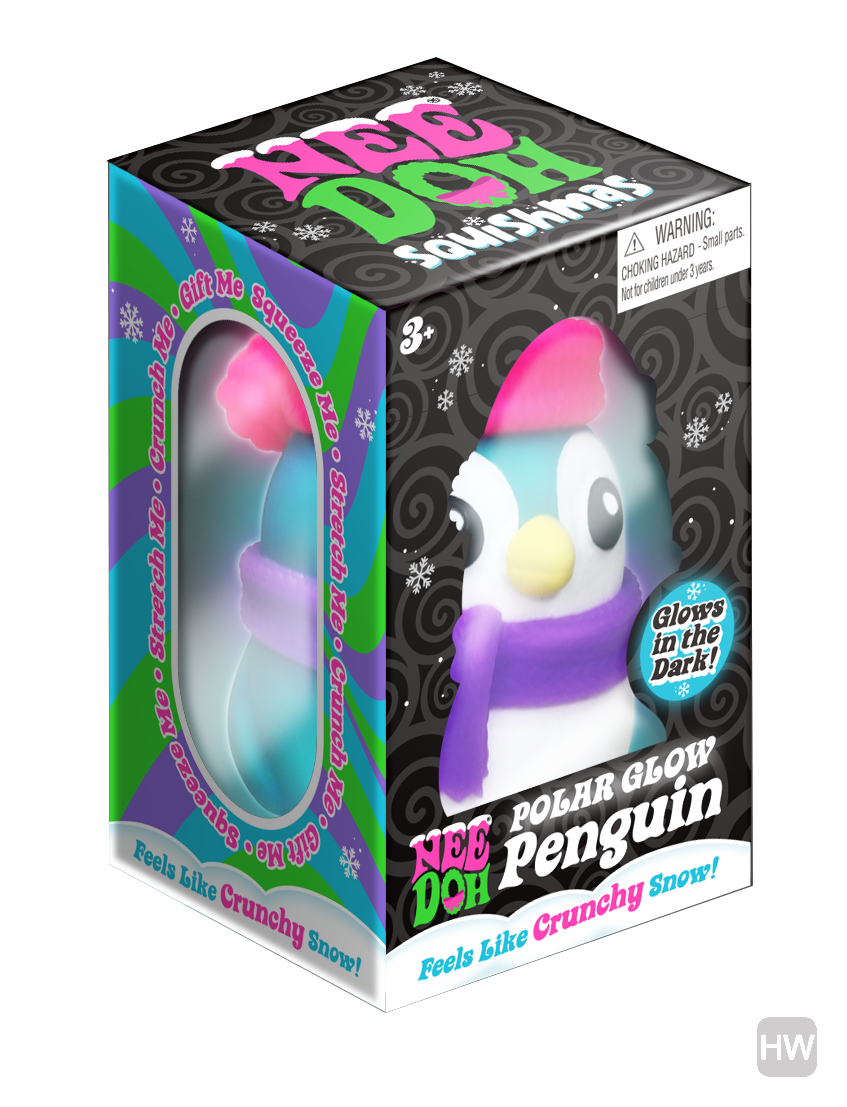 Nee Doh Squishmas Polar Penguin