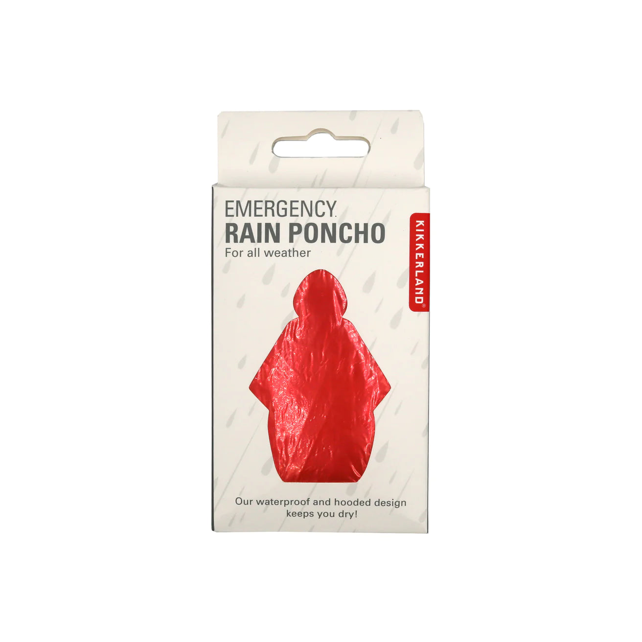 Kikkerland Emergency Rain Ponchos