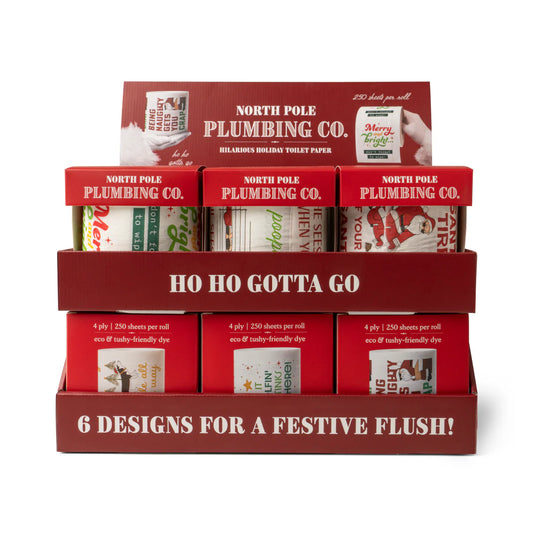 North Pole Plumbing Holiday Toilet Paper Roll