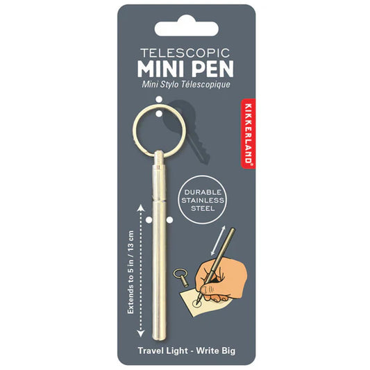 Kikkerland Telescopic Pen on Keychain
