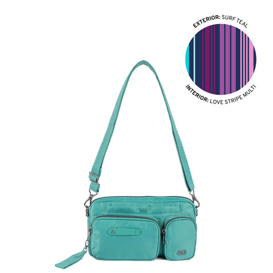 Lug Switcheroo Convertible Crossbody Bag Teal