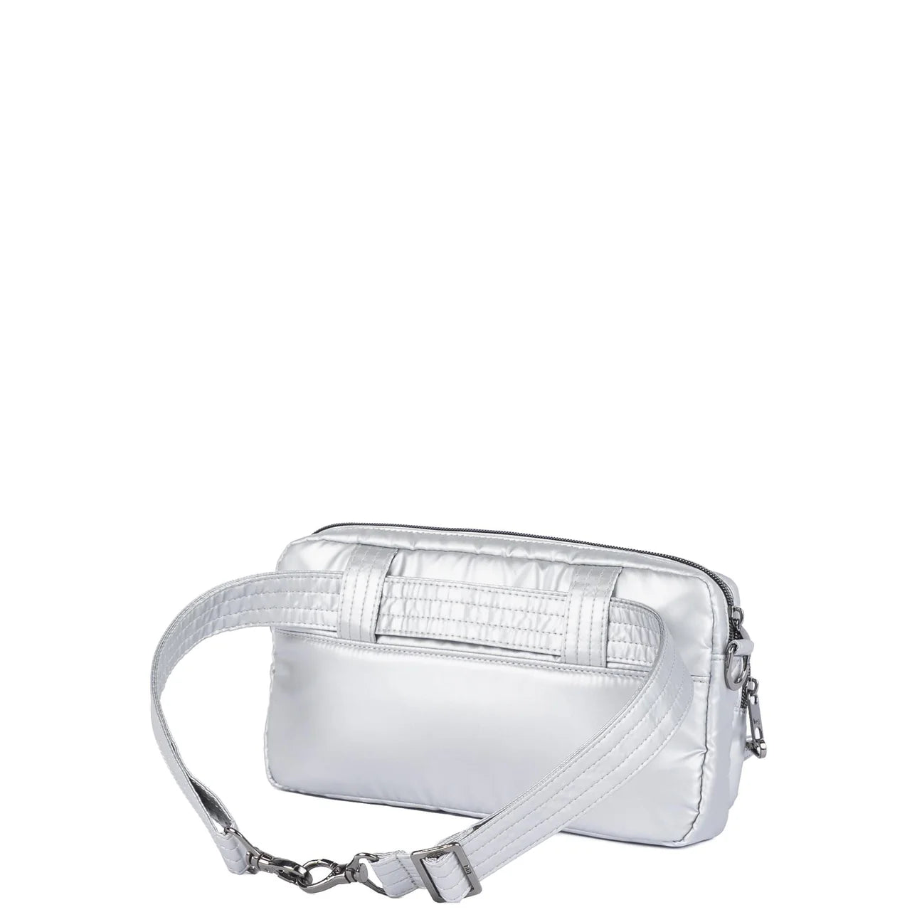 Lug Switcheroo Convertible Crossbody Bag Silver