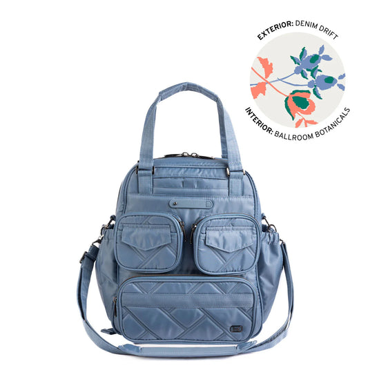 Lug Mini Convertible Puddle Jumper Denim Drift Blue