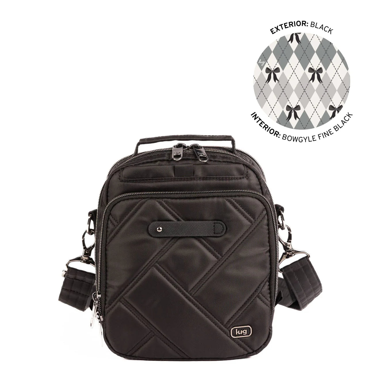 Lug Skeeter Bridge Crossbody Black