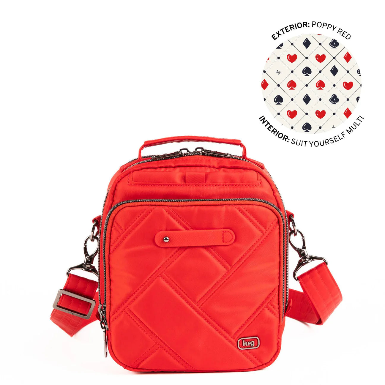 Lug Skeeter Bridge Crossbody Poppy Red