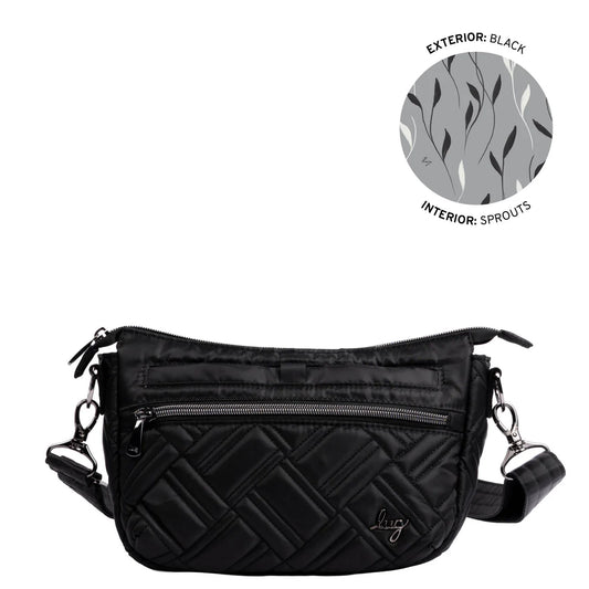 Lug Dash Crossbody Bag Black