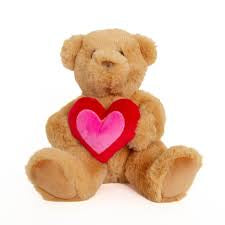 Douglas Toys Valentine the Teddy with Heart 7.5"