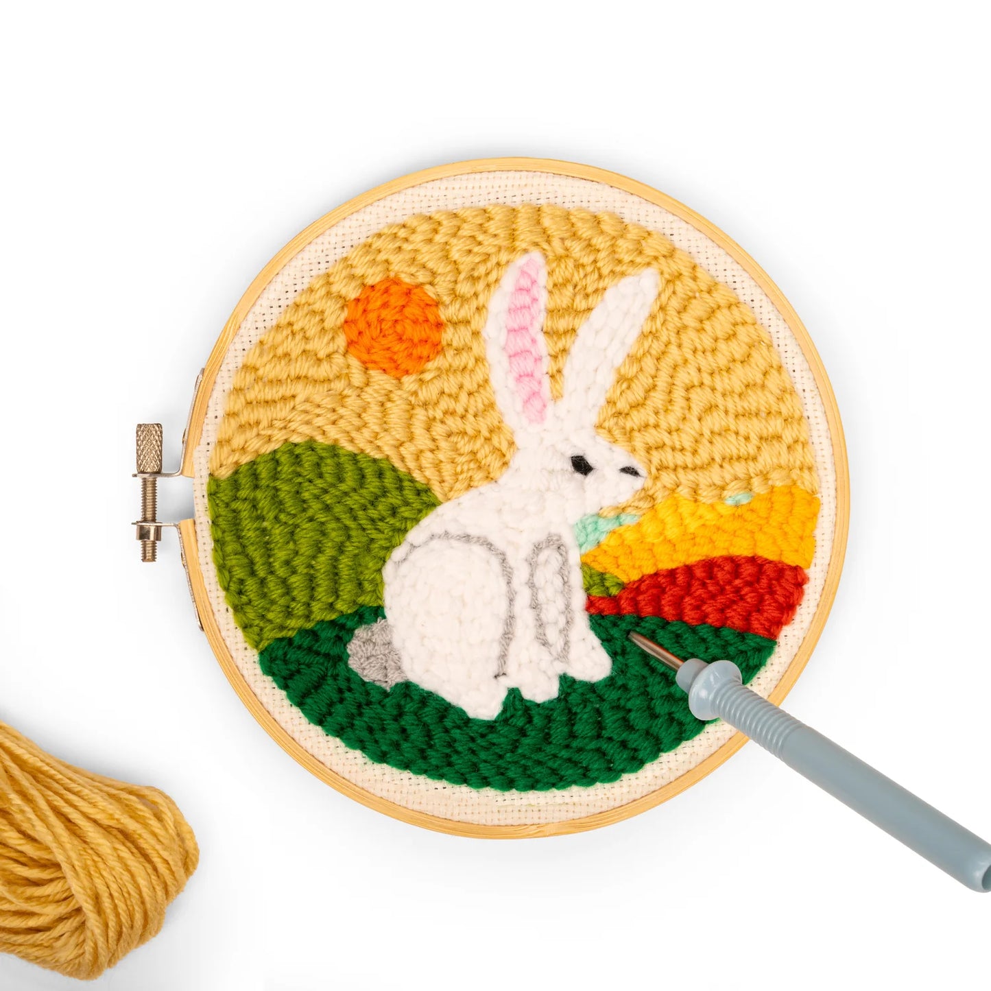 Kikkerland Hare Punch Needle Kit