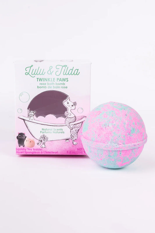 Twinkle Paws Bath Bomb, with Surprise Squishie Inside