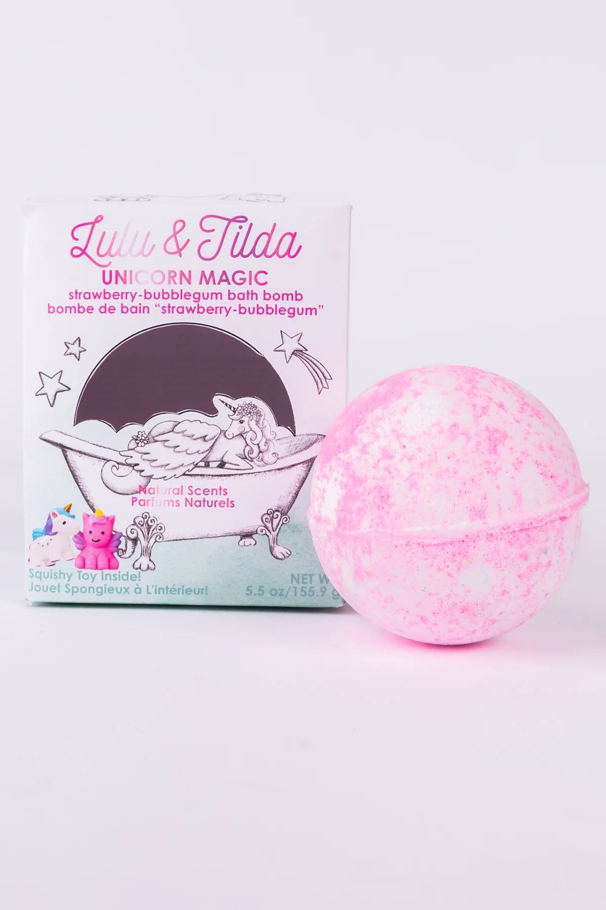 Unicorn Magic Bath Bomb, with Surprise Squishie Inside