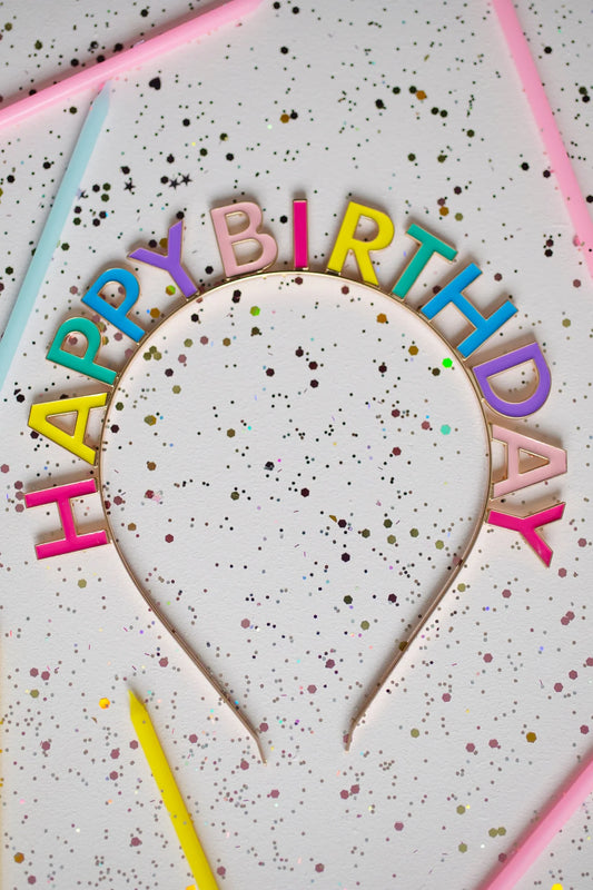 Happy Birthday Headband