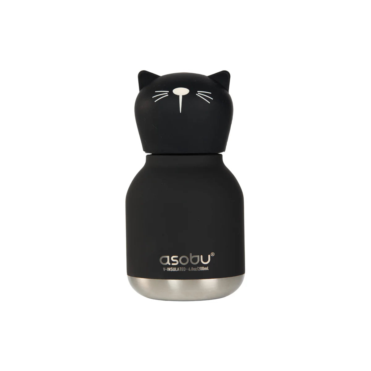 Asobu Mini Black Cat Water Bottle
