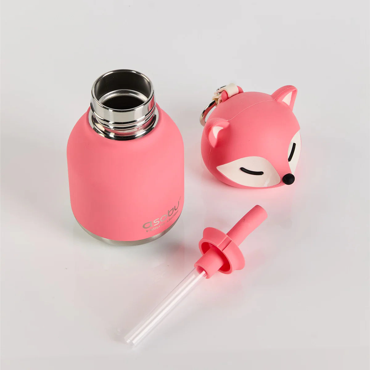 Asobu Mini Pink Fox Water Bottle