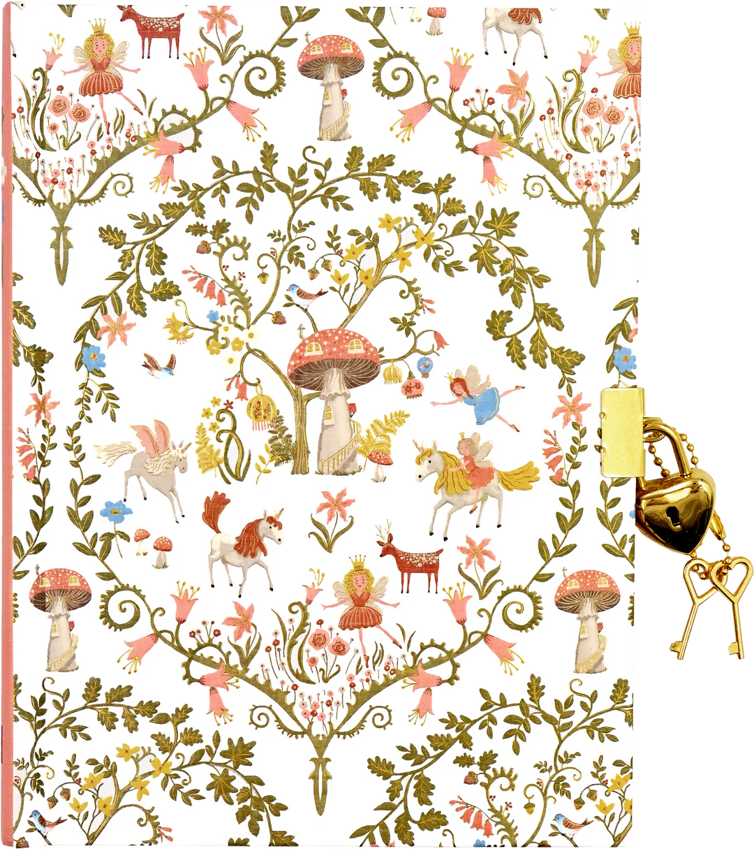 Peter Pauper Locking Journal Enchanted Forest