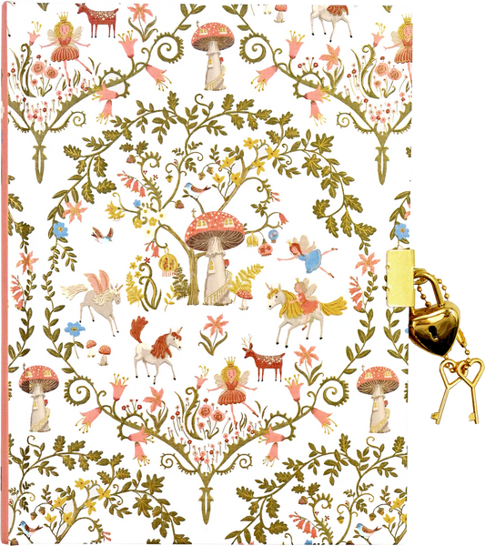 Peter Pauper Locking Journal Enchanted Forest