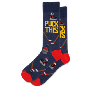 HOTSOX Mens Puck This Sock