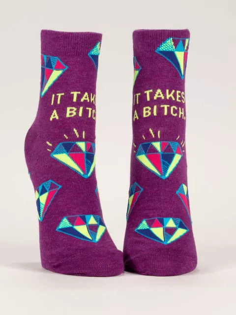 Blue Q Women’s Bitch Socks