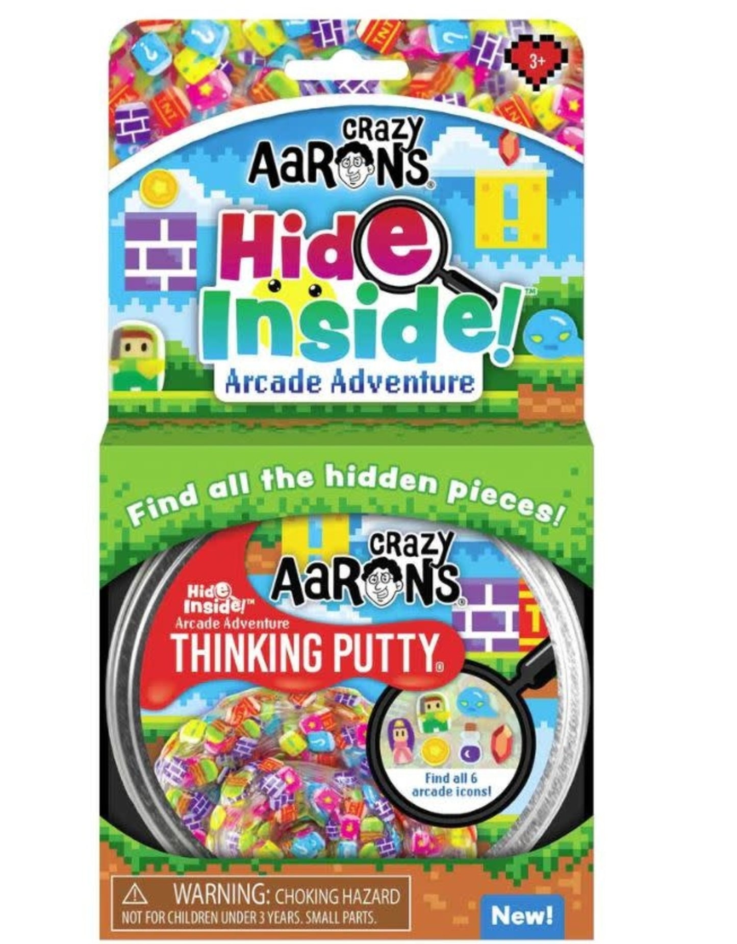 Aarons Thinking Putty Hide Inside Arcade