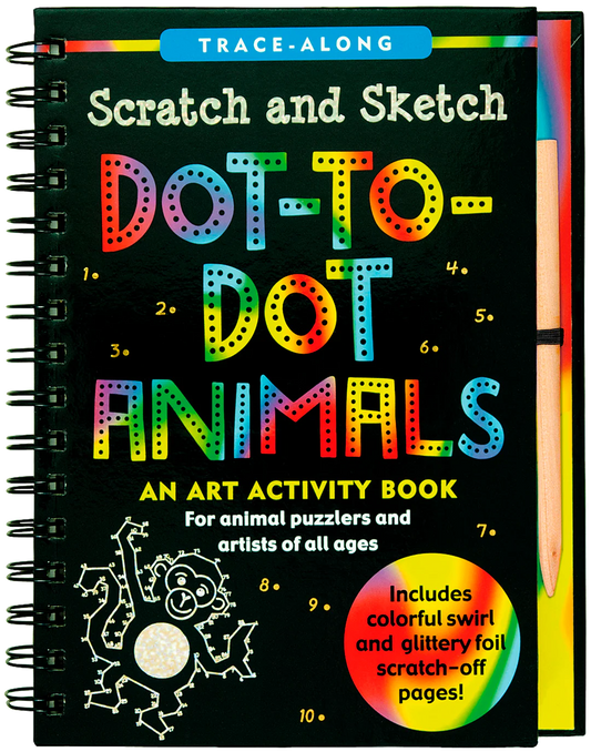 Scratch & Sketch Dot to Dot Animals