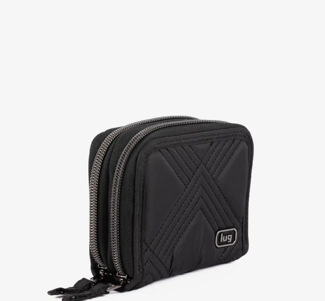 Lug Splits Wallet Black