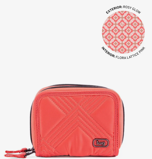 Lug Splits Wallet Coral