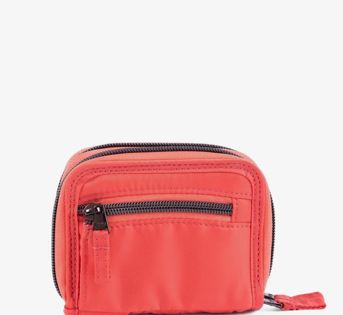 Lug Splits Wallet Coral