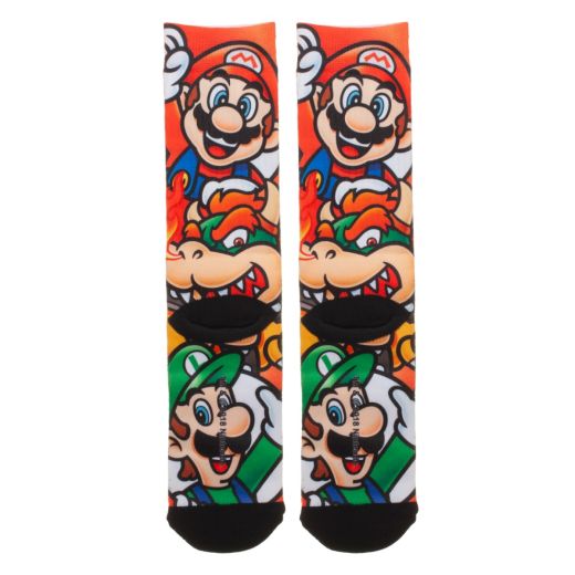 Super Mario and Luigi Socks