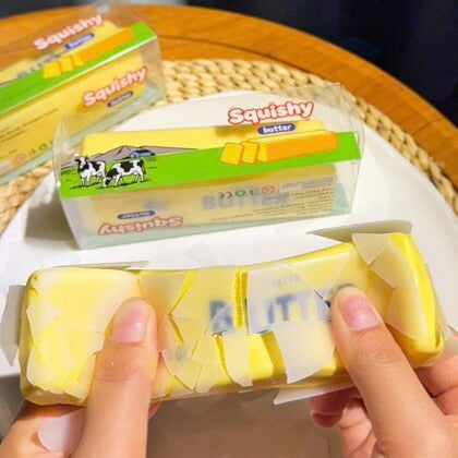 Wax Crackle Butter Squishy