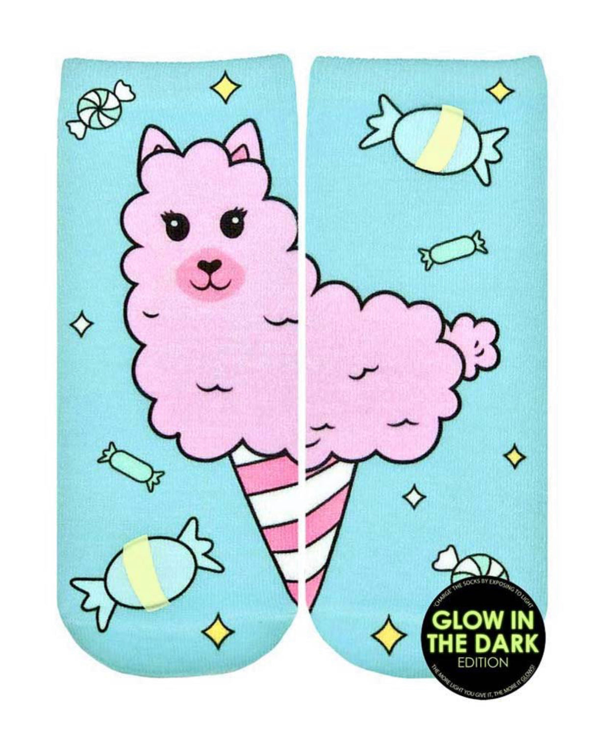 Living Royal Glow in the Dark Ankle Socks