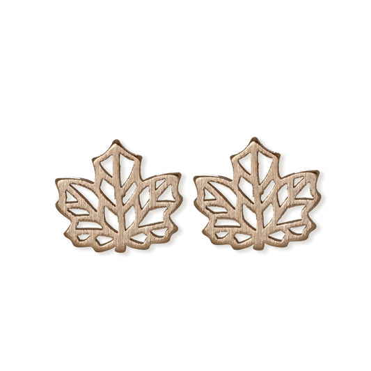 jj+rr Maple Leaf Origami Earring