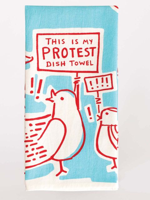 Blue Q Tea Towel My Protest