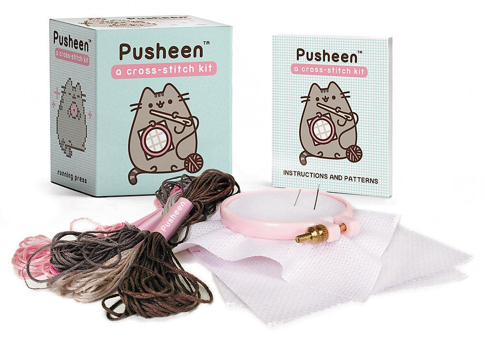 Running Press Pusheen mini Cross Stitch Kit