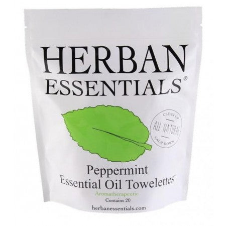 Herban Essential wipes Peppermint