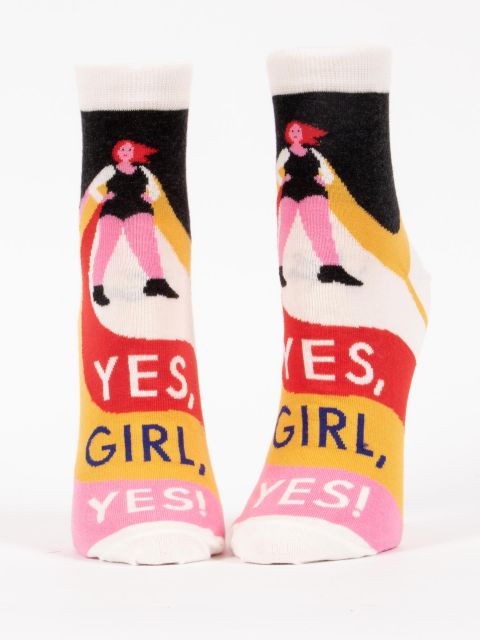 Blue Q Women’s Yes Girl Socks