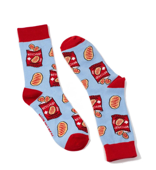 Main & Local Ketchup Chips Socks