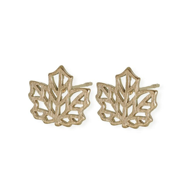 jj+rr Maple Leaf Origami Earring