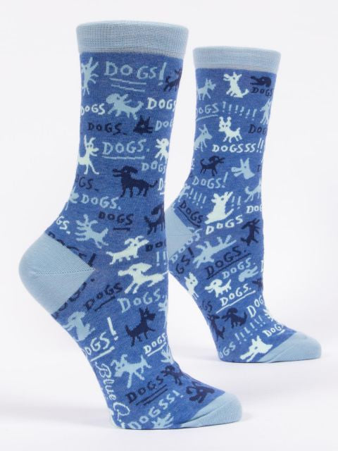 Blue Q Women’s Dogs Crew Socks