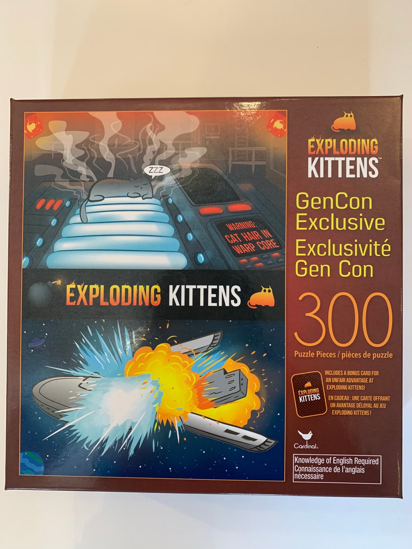 Exploding Kittens 300 pc puzzle