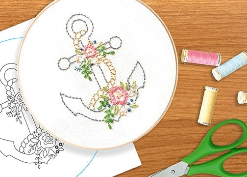 Sets of Embroidery Pattern Transfers