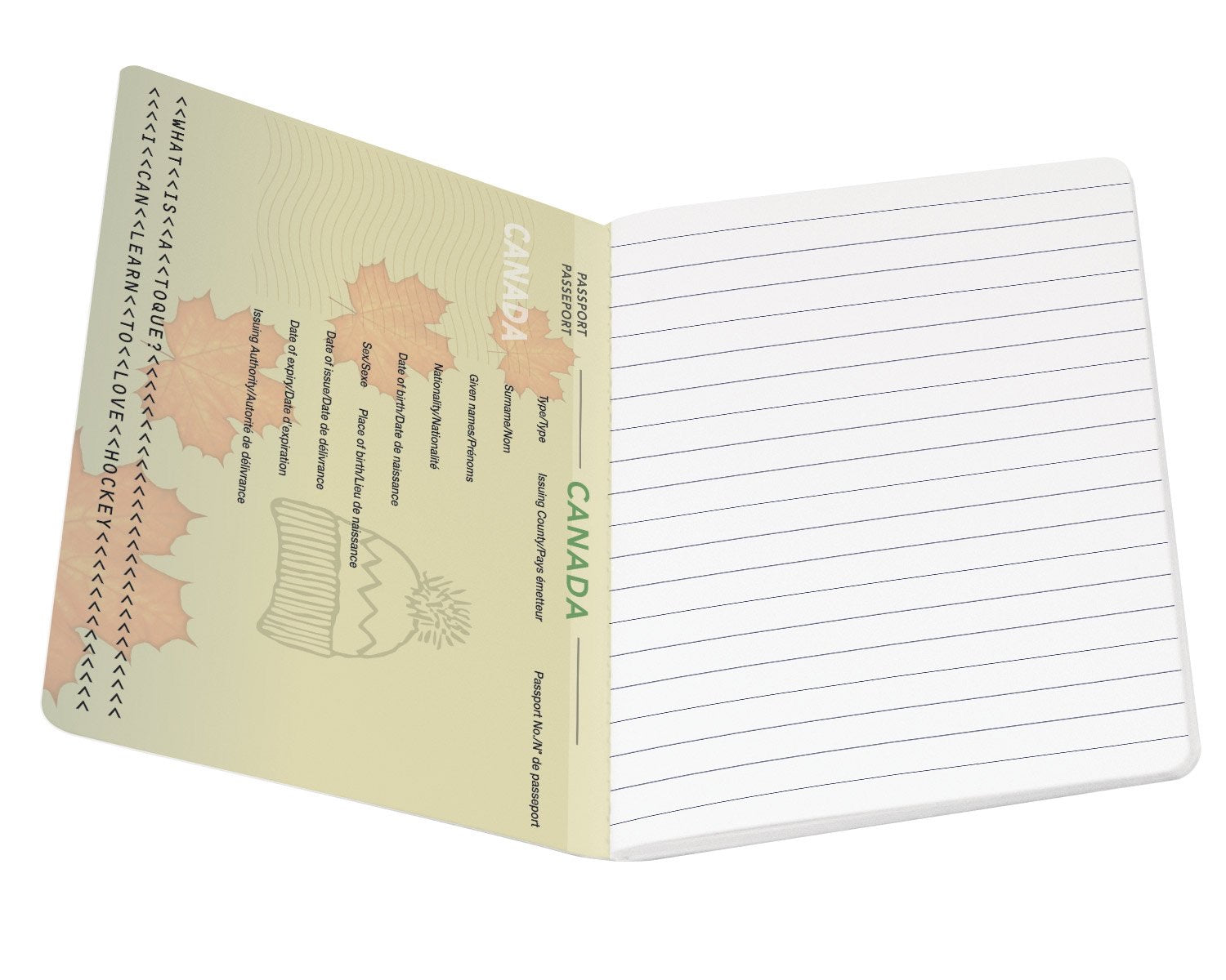 Small Passport Notebook La Di Da Boutique