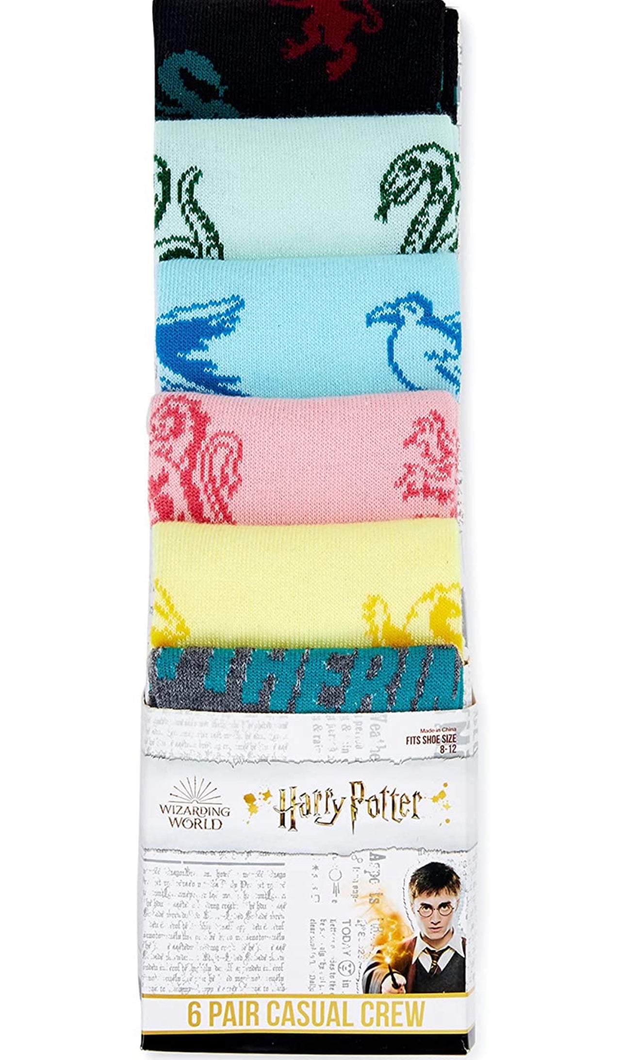 Harry Potter 6 Pack Sock Set